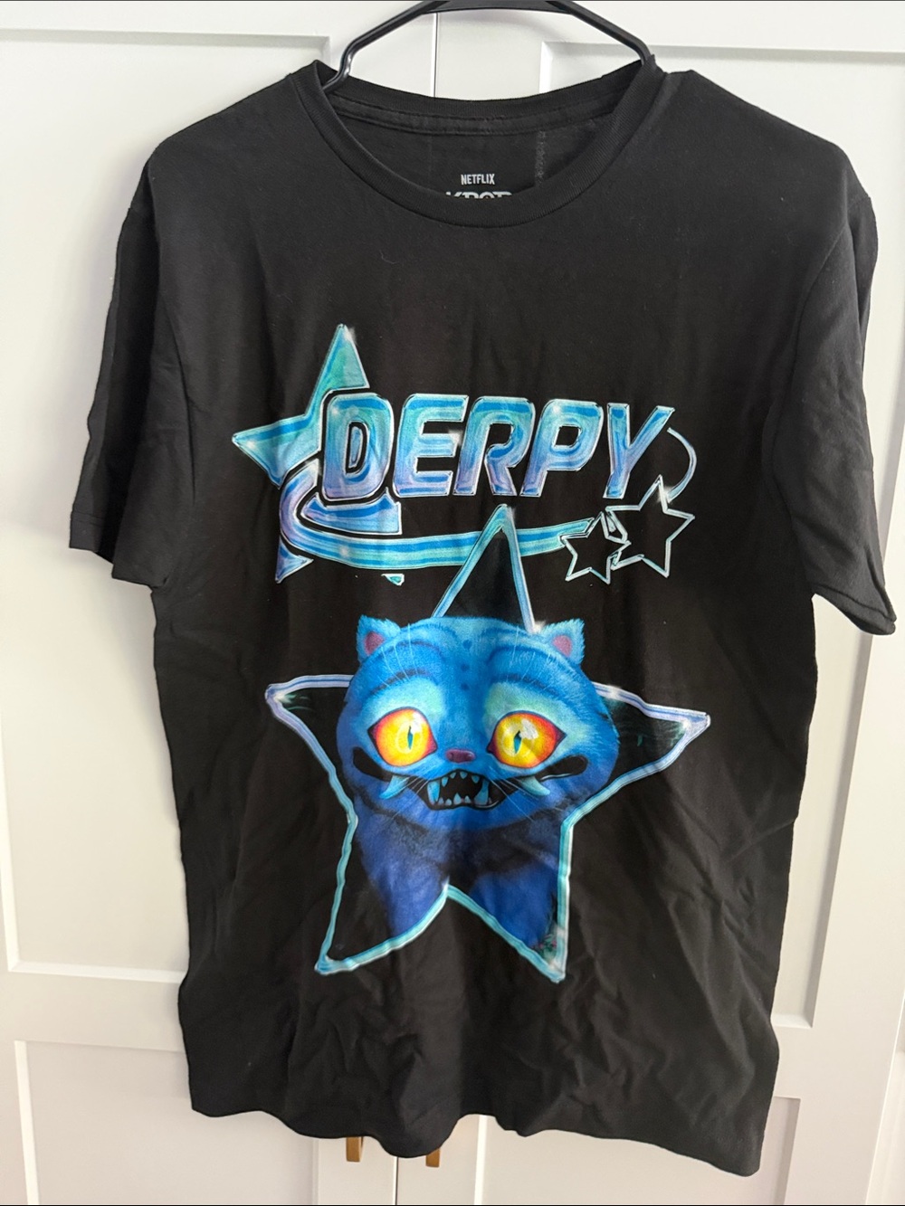 K Pop Demon Hunters Black Derpy Shirt Size Medium